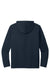 Port & Company PC380H Mens Performance Long Sleeve Hooded T-Shirt Hoodie True Navy Blue Flat Back