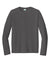 Port & Company PC380LS Mens Dry Zone Performance Moisture Wicking Long Sleeve Crewneck T-Shirt Charcoal Grey Flat Front