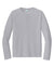 Port & Company PC380LS Mens Dry Zone Performance Moisture Wicking Long Sleeve Crewneck T-Shirt Silver Grey Flat Front