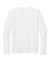 Port & Company PC380LS Mens Dry Zone Performance Moisture Wicking Long Sleeve Crewneck T-Shirt White Flat Back