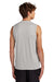 Port & Company PC380SL Mens Performance Tank Top Silver Grey Model Back