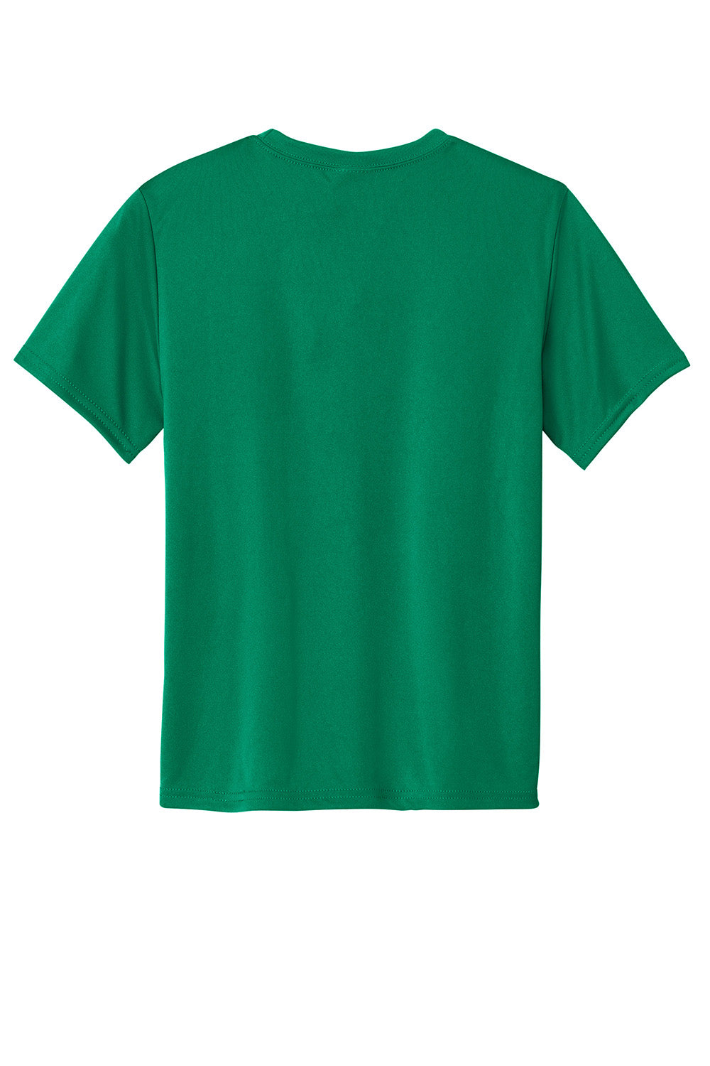 Port & Company PC380Y Youth Dry Zone Performance Moisture Wicking Short Sleeve Crewneck T-Shirt Kelly Green Flat Back