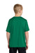 Port & Company PC380Y Youth Dry Zone Performance Moisture Wicking Short Sleeve Crewneck T-Shirt Kelly Green Model Side