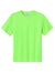 Port & Company PC380Y Youth Dry Zone Performance Moisture Wicking Short Sleeve Crewneck T-Shirt Neon Green Flat Front