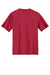 Port & Company PC380Y Youth Dry Zone Performance Moisture Wicking Short Sleeve Crewneck T-Shirt Red Flat Back