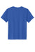 Port & Company PC380Y Youth Dry Zone Performance Moisture Wicking Short Sleeve Crewneck T-Shirt Royal Blue Flat Back