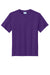 Port & Company PC380Y Youth Dry Zone Performance Moisture Wicking Short Sleeve Crewneck T-Shirt Team Purple Flat Front