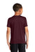 Port & Company PC380Y Youth Dry Zone Performance Moisture Wicking Short Sleeve Crewneck T-Shirt Athletic Maroon Model Back