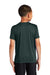 Port & Company PC380Y Youth Dry Zone Performance Moisture Wicking Short Sleeve Crewneck T-Shirt Dark Green Model Back