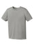 Port & Company PC380Y Youth Dry Zone Performance Moisture Wicking Short Sleeve Crewneck T-Shirt Concrete Grey Flat Front