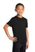 Port & Company PC380Y Youth Dry Zone Performance Moisture Wicking Short Sleeve Crewneck T-Shirt Jet Black Model 3q