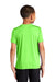 Port & Company PC380Y Youth Dry Zone Performance Moisture Wicking Short Sleeve Crewneck T-Shirt Neon Green Model Back