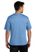 Port & Company PC380 Mens Dry Zone Performance Moisture Wicking Short Sleeve Crewneck T-Shirt Carolina Blue Model Back