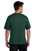 Port & Company PC380 Mens Dry Zone Performance Moisture Wicking Short Sleeve Crewneck T-Shirt Dark Green Model Back