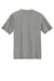 Port & Company PC380 Mens Dry Zone Performance Moisture Wicking Short Sleeve Crewneck T-Shirt Concrete Grey Flat Back