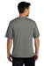 Port & Company PC380 Mens Dry Zone Performance Moisture Wicking Short Sleeve Crewneck T-Shirt Concrete Grey Model Back