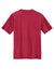 Port & Company PC380 Mens Dry Zone Performance Moisture Wicking Short Sleeve Crewneck T-Shirt Red Flat Back