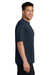 Port & Company PC380 Mens Dry Zone Performance Moisture Wicking Short Sleeve Crewneck T-Shirt True Navy Blue Model Side