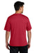 Port & Company PC380 Mens Dry Zone Performance Moisture Wicking Short Sleeve Crewneck T-Shirt Red Model Back