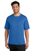 Port & Company PC380 Mens Dry Zone Performance Moisture Wicking Short Sleeve Crewneck T-Shirt Royal Blue Model Front