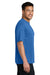 Port & Company PC380 Mens Dry Zone Performance Moisture Wicking Short Sleeve Crewneck T-Shirt Royal Blue Model Side