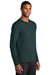 Port & Company PC381LS Mens Dry Zone Performance Moisture Wicking Long Sleeve Crewneck T-Shirt Dark Green Model 3q