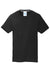 Port & Company PC381Y Youth Dry Zone Performance Moisture Wicking Short Sleeve Crewneck T-Shirt Jet Black Flat Front