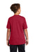 Port & Company PC381Y Youth Dry Zone Performance Moisture Wicking Short Sleeve Crewneck T-Shirt Red Model Back