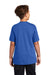 Port & Company PC381Y Youth Dry Zone Performance Moisture Wicking Short Sleeve Crewneck T-Shirt True Royal Blue Model Back