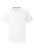 Port & Company PC381Y Youth Dry Zone Performance Moisture Wicking Short Sleeve Crewneck T-Shirt White Flat Front