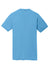 Port & Company PC381 Mens Dry Zone Performance Moisture Wicking Short Sleeve Crewneck T-Shirt Aquatic Blue Flat Back