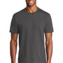 Port & Company Mens Dry Zone Performance Moisture Wicking Short Sleeve Crewneck T-Shirt - Charcoal Grey