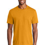 Port & Company Mens Dry Zone Performance Moisture Wicking Short Sleeve Crewneck T-Shirt - Gold