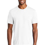 Port & Company Mens Dry Zone Performance Moisture Wicking Short Sleeve Crewneck T-Shirt - White