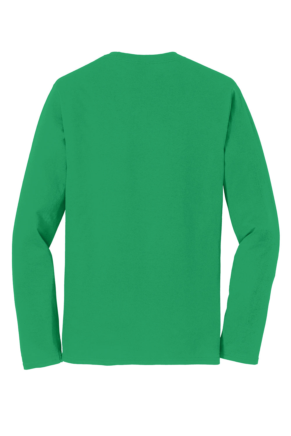 Port & Company PC450LS Mens Fan Favorite Long Sleeve Crewneck T-Shirt Athletic Kelly Green Flat Back