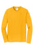 Port & Company PC450LS Mens Fan Favorite Long Sleeve Crewneck T-Shirt Bright Gold Flat Front