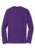 Port & Company PC450LS Mens Fan Favorite Long Sleeve Crewneck T-Shirt Team Purple Flat Back