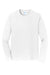 Port & Company PC450LS Mens Fan Favorite Long Sleeve Crewneck T-Shirt White Flat Front