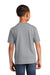 Port & Company PC450Y Youth Fan Favorite Short Sleeve Crewneck T-Shirt Heather Grey Model Back