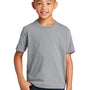 Port & Company Youth Fan Favorite Short Sleeve Crewneck T-Shirt - Heather Grey