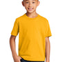 Port & Company Youth Fan Favorite Short Sleeve Crewneck T-Shirt - Bright Gold