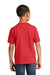 Port & Company PC450Y Youth Fan Favorite Short Sleeve Crewneck T-Shirt Bright Red Model Back