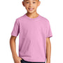 Port & Company Youth Fan Favorite Short Sleeve Crewneck T-Shirt - Candy Pink