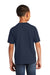 Port & Company PC450Y Youth Fan Favorite Short Sleeve Crewneck T-Shirt Deep Navy Blue Model Back