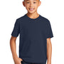 Port & Company Youth Fan Favorite Short Sleeve Crewneck T-Shirt - Deep Navy Blue