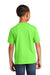 Port & Company PC450Y Youth Fan Favorite Short Sleeve Crewneck T-Shirt Flash Green Model Back