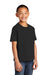 Port & Company PC450Y Youth Fan Favorite Short Sleeve Crewneck T-Shirt Jet Black Model 3q