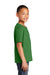 Port & Company PC450Y Youth Fan Favorite Short Sleeve Crewneck T-Shirt Kiwi Green Model Side