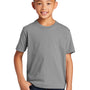 Port & Company Youth Fan Favorite Short Sleeve Crewneck T-Shirt - Medium Grey