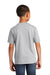 Port & Company PC450Y Youth Fan Favorite Short Sleeve Crewneck T-Shirt Silver Grey Model Back